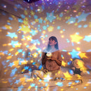 Projetor Galáxia 360° 7 Cores LED – Luminária Estrelas para Quarto Infantil e Relaxamento