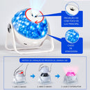 Projetor Galáxia 360° 7 Cores LED – Luminária Estrelas para Quarto Infantil e Relaxamento