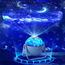Projetor Galáxia 360° 7 Cores LED – Luminária Estrelas para Quarto Infantil e Relaxamento