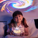 Projetor Galáxia 360° 7 Cores LED – Luminária Estrelas para Quarto Infantil e Relaxamento