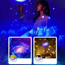Projetor Galáxia 360° 7 Cores LED – Luminária Estrelas para Quarto Infantil e Relaxamento