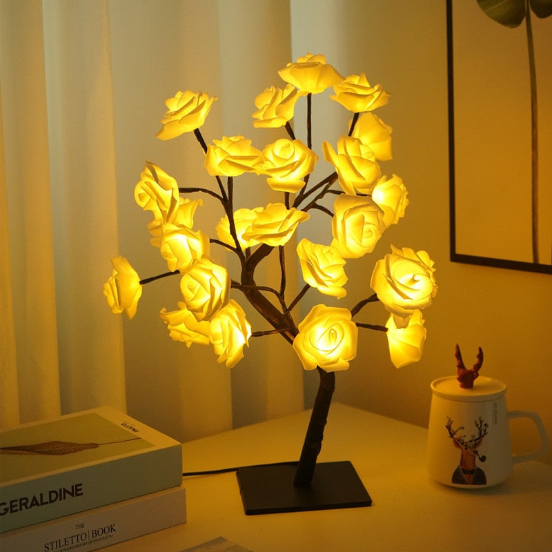 Luminária LED Decorativa Delicada com Luz Suave