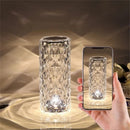 Luminária LED 16 Cores Touch em Cristal