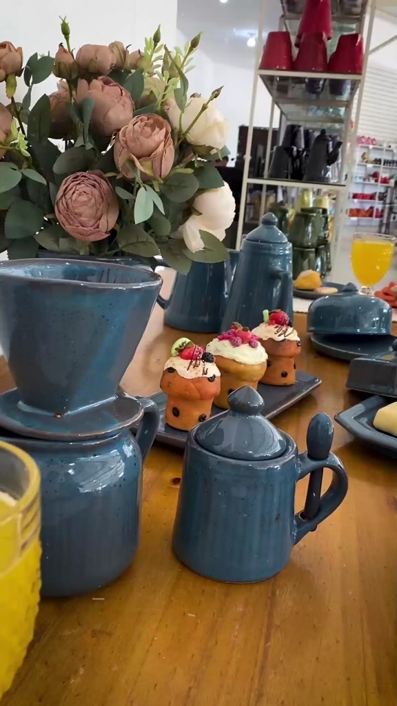 Coador de Café de Cerâmica Louças Cozinha Decoração Cafeterias