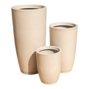 KIT 3 VASOS DECORATIVOS PARA PLANTAS | POLIETILENO MARMORIZADO PREMIUM | MODERNO E LEVE”