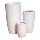 KIT 3 VASOS DECORATIVOS PARA PLANTAS | POLIETILENO MARMORIZADO PREMIUM | MODERNO E LEVE”