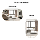Espelho Oval LED 40x50cm – Decorativo Moderno com Luz Banheiro Quarto Fácil Instalação