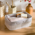 Kit 3 Cestos Organizadores de Bambu Multiuso – Organização Elegante e Funcional