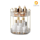 Organizador de Maquiagem Giratório – Suporte Multiuso 2/3 Andares p/ Cosméticos e Perfumes