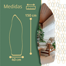 Espelho Lopazzi Orgânico Com Led 170cm x 70cm Corpo Inteiro Grande Quarto Sala Banheiro Grande Moderno Luxo