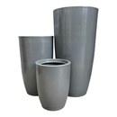 KIT 3 VASOS DECORATIVOS PARA PLANTAS | POLIETILENO MARMORIZADO PREMIUM | MODERNO E LEVE”