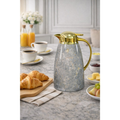 Garrafa Térmica 1L Luxo Marmorizada – Mantém Quente e Frio por Horas com Elegância – Encantara