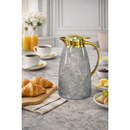 Garrafa Térmica 1L Luxo Marmorizada – Mantém Quente e Frio por Horas com Elegância – Encantara