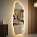 Espelho Lopazzi Orgânico Com Led 170cm x 70cm Corpo Inteiro Grande Quarto Sala Banheiro Grande Moderno Luxo