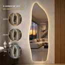 Espelho Lopazzi Orgânico Com Led 170cm x 70cm Corpo Inteiro Grande Quarto Sala Banheiro Grande Moderno Luxo
