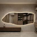 Espelho Lopazzi Orgânico Com Led 170cm x 70cm Corpo Inteiro Grande Quarto Sala Banheiro Grande Moderno Luxo