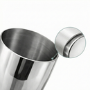 Kit Coqueteleira Inox 500ml Caipirinha Barman 4 Peças Profissional Socador Colher Dosador