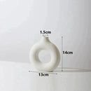 Vaso Nórdico Decorativo de Cerâmica Minimalista – Sofisticação para Sua Casa