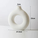 Vaso Nórdico Decorativo de Cerâmica Minimalista – Sofisticação para Sua Casa